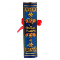 Коробка-книга подарочная «Елочные шарики», (11х5x18 см) - Фото 2