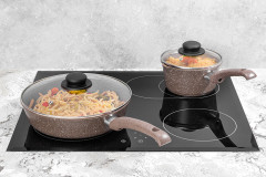 Ковш с крышкой «Коричневый мрамор» - Фото 8