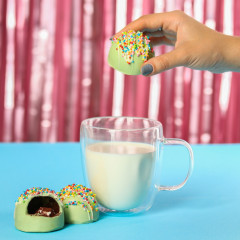 Бомбочка шоколадная с маршмеллоу «Сладкого нового года» - Фото 6