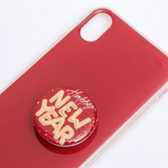 Чехол-накладка с попсокетом для iPhone XR «С Новым Годом» - Фото 1