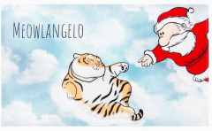 Полотенце вафельное «Meowlangelo» - Фото 1