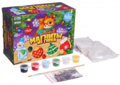 Магниты из гипса «Новогоднее настроение» - Фото 1