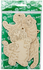 Заготовки деревянные «Тигры» - Фото 1