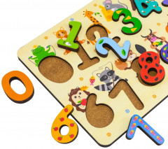 Пазл деревянный «Цифры» - Фото 4