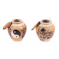 Ваза форма «Шар» средняя, в ассортименте - Фото 1