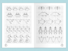 Графические диктанты. Рисуем по клеточкам «Динозавры» - Фото 8