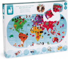 Пазл для купания «Карта мира» - Фото 4