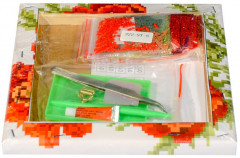 Мозаика алмазная «Красные маки» - Фото 3