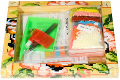 Мозаика алмазная «Павлиний глаз» - Фото 3