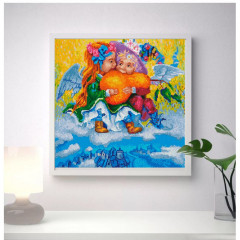 Мозаика алмазная «Ангелы с грушей» - Фото 6