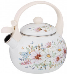 Чайник эмалированный со свистком - Фото 1