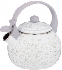 Чайник эмалированный со свистком - Фото 1