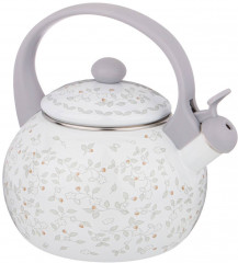 Чайник эмалированный со свистком - Фото 2