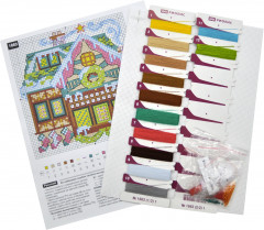 Набор для вышивания «Домик с колокольчиком» - Фото 1