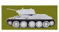 Сборная модель "Советский средний танк Т-34/76" (обр.1943) - Фото 1