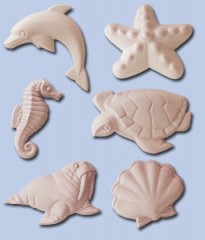 Фигурки из гипса "Обитатели морей" - Фото 1