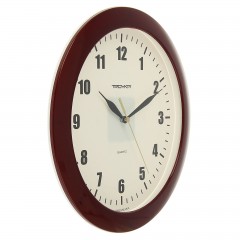 Часы настенные «Классика», тёмно-бордовое кольцо - Фото 1