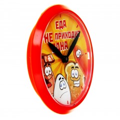 Часы-магнит «Еда не приходит одна» - Фото 4