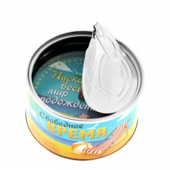 Часы-магнит в консервной банке «Свободное время» - Фото 4