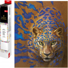 Мозаика алмазная «Взгляд леопарда» - Фото 1