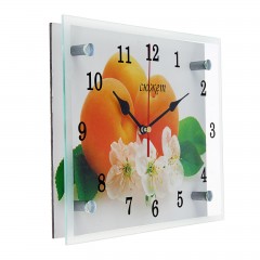 Часы настенные «Абрикосы с цветами» - Фото 1
