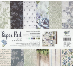 Набор бумаги для скрапбукинга «Лиловый букет» - Фото 1