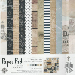 Набор бумаги для скрапбукинга «Морское путешествие» - Фото 1