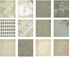 Набор бумаги для скрапбукинга «География» - Фото 2