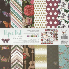 Набор бумаги для скрапбукинга «Музыка цвета» - Фото 1