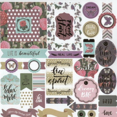 Набор бумаги для скрапбукинга «Музыка цвета» - Фото 3