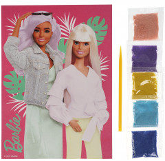 Аппликация из песка «Barbie» - Фото 2