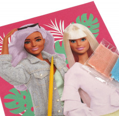 Аппликация из песка «Barbie» - Фото 3