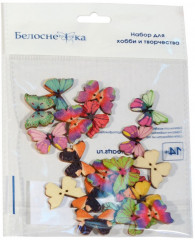 Пуговицы декоративные «Бабочки» - Фото 1