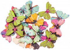 Пуговицы декоративные «Бабочки» - Фото 3