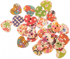 Пуговицы декоративные «Сердце» - Фото 3