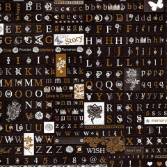 Набор бумаги для скрапбукинга «Золотое барокко» - Фото 10