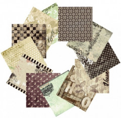 Набор бумаги для скрапбукинга «Мятные узоры» - Фото 12