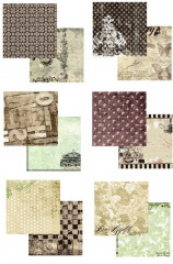 Набор бумаги для скрапбукинга «Мятные узоры» - Фото 13