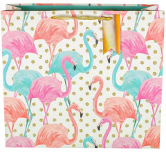 Пакет подарочный «Розовый фламинго» - Фото 1