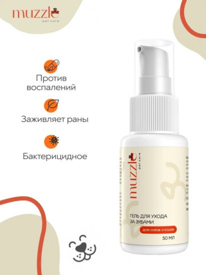 Гель для ухода за зубами собак и кошек