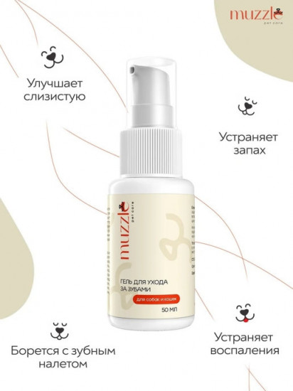 Гель для ухода за зубами собак и кошек