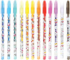Набор гелевых ручек «Кот-сластена» - Фото 1