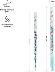 Набор гелевых ручек «Кот-сластена» - Фото 3