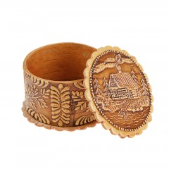 Шкатулка «Домик у реки с мостиком» - Фото 1