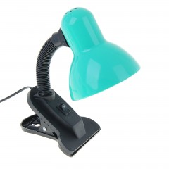 Настольная лампа на прищепке с кнопкой, зеленая - Фото 3