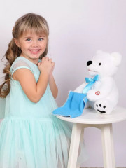 Игрушка мягкая интерактивная «Играем в прятки» - Фото 4