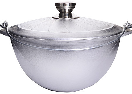 Казан походный с крышкой