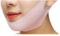 Маска-бандаж для подтяжки контура лица с розовой водой - Фото 2