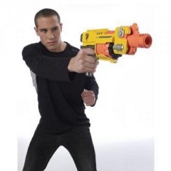 Бластер полуавтоматический «Баррикад» со стрелами - Фото 4