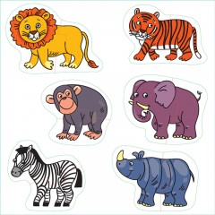 Напольный пазл «Джунгли» (малые) - Фото 1